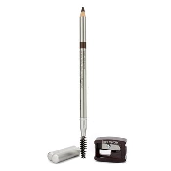 Laura Mercier 眼眉筆和美容刷-溫暖的黑髮 (Eye Brow Pencil With Groomer Brush - # Warm Brunette)