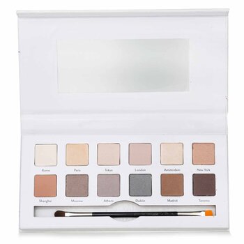 Cargo 環遊世界眼影調色板（12x眼影，1x陰影筆刷） (Around the World Eye Shadow Palette (12x Eye Shadow, 1x Shadow Brush))