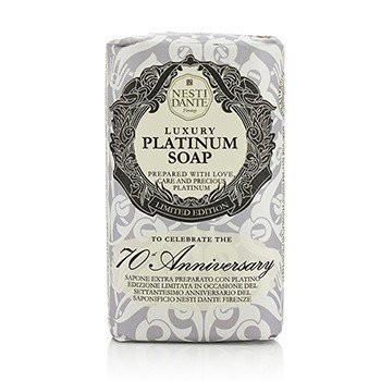 Nesti Dante 7070週年紀念豪華白金肥皂配珍貴的鉑金（限量版） (7070 Anniversary Luxury Platinum Soap With Precious Platinum (Limited Edition))