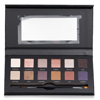 YBF Beauty Rock The Croc眼影盤（12x眼影，1x雙頭眼影刷） (Rock The Croc Eyeshadow Palette (12x Eyeshadow, 1x Double Ended Eyeshadow Brush))