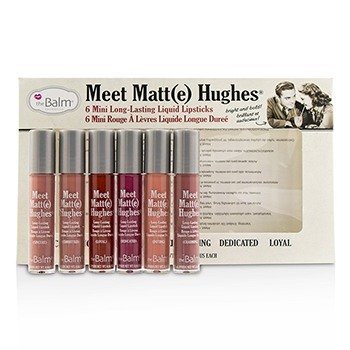 TheBalm 滿足Matt（e）Hughes 6迷你持久液體唇膏套裝-第1卷 (Meet Matt(e) Hughes 6 Mini Long Lasting Liquid Lipsticks Kit - Vol.1)