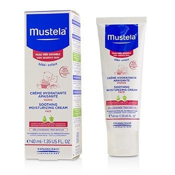 Mustela 舒緩保濕面霜-適用於非常敏感的皮膚 (Soothing Moisturizing Cream For Face - For Very Sensitive Skin)