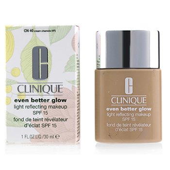 Clinique 更好的發光反光彩妝SPF 15-＃CN 40霜羚羊 (Even Better Glow Light Reflecting Makeup SPF 15 - # CN 40 Cream Chamois)