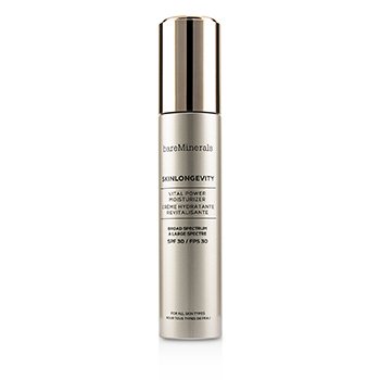 BareMinerals 皮膚長壽重要力量保濕霜SPF 30 (Skinlongevity Vital Power Moisturizer SPF 30)