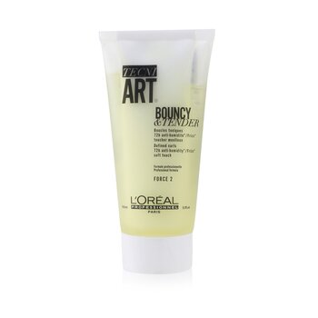 LOreal Professionnel Tecni.Art Bouncy & Tender（定型捲發，72 小時防潮*/毛躁*柔軟觸感 - 力度 2） (Professionnel Tecni.Art Bouncy & Tender (Defined Curls, 72H Anti-Humidity*/ Frizz* Soft Touch - Force 2))