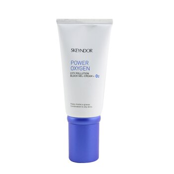 SKEYNDOR Power Oxygen City Pollution Block Gel-Cream + O2（混合至油性皮膚） (Power Oxygen City Pollution Block Gel-Cream + O2 (For Combination To Oily Skin))