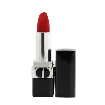 Rouge Dior Couture Color Refillable Lipstick - # 999 (Velvet)