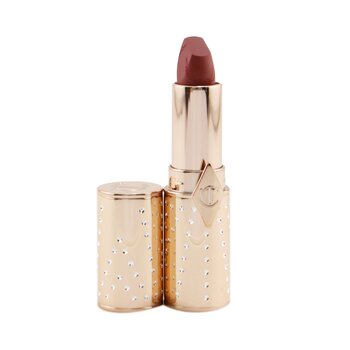 Charlotte Tilbury 啞光革命可填充口紅（Look Of Love 系列）-# Mrs Kisses（金色桃紅色） (Matte Revolution Refillable Lipstick (Look Of Love Collection) - # Mrs Kisses (Golden Peachy-Pink))