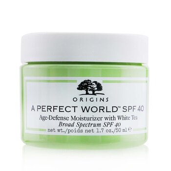 Origins Perfect World SPF 40 白茶抗衰老保濕霜 (A Perfect World SPF 40 Age-Defense Moisturizer With White Tea)