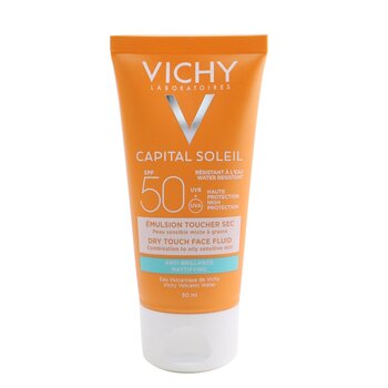 Vichy Capital Soleil Mattifying Face Fluid Dry Touch SPF 50 - 防水 (Capital Soleil Mattifying Face Fluid Dry Touch SPF 50 - Water Resistant)