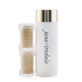 Jane Iredale Amazing Base Loose Mineral Powder SPF 20 可填充刷（1x 刷，2x 補充裝）- 琥珀色 (Amazing Base Loose Mineral Powder SPF 20 Refillable Brush (1x Brush, 2x Refills) - Amber)