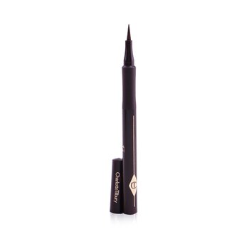 Charlotte Tilbury The Feline Flick Quick Fine Line Shodo Pen - # Super Brown (The Feline Flick Quick Fine Line Shodo Pen - # Super Brown)