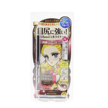 KISS ME Heroine Make Long Stay Sharp Gel Liner Super Waterproof - # 03 Natural Brown (Heroine Make Long Stay Sharp Gel Liner Super Waterproof - # 03 Natural Brown)