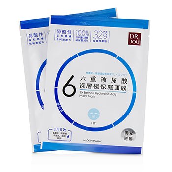 DR. JOU (By Dr. Morita) 六重玻尿酸水潤面膜 (Six Essence Hyaluronic Acid Hydra Mask)