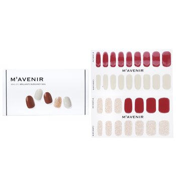 Mavenir 指甲貼 - # Brillante Burgundy Nail (Nail Sticker (Red) - # Brillante Burgundy Nail)