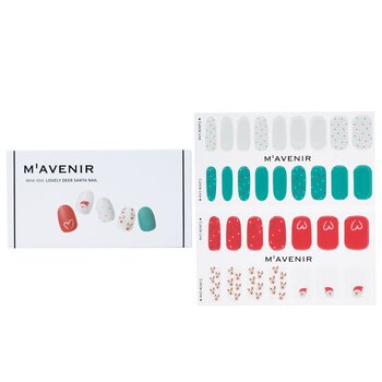 Mavenir 美甲貼-#可愛小鹿聖誕老人美甲 (Nail Sticker (Assorted Colour) - # Lovely Deer Santa Nail)