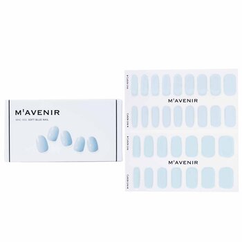 Mavenir 美甲貼-#柔藍美甲 (Nail Sticker (Blue) - # Soft Blue Nail)