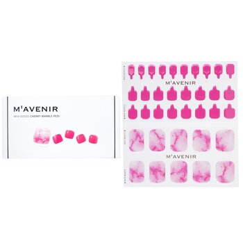 Mavenir 指甲貼 - # Cherry Marble Pedi (Nail Sticker (Pink) - # Cherry Marble Pedi)