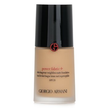 Giorgio Armani Power Fabric+ Ultra Longwear 輕盈啞光粉底 SPF 20 - # 4.5 (Power Fabric+ Ultra Longwear Weightless Matte Foundation SPF 20 - # 4.5)