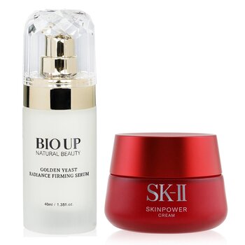 自然美 SK II Skinpower Cream 80g + Natural Beauty Yeast Radiance Firming Serum 40ml