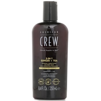 American Crew 3-in-1 Ginger + Tea Shampoo, Conditioner And Body Wash (3-in-1 Ginger + Tea Shampoo, Conditioner And Body Wash)